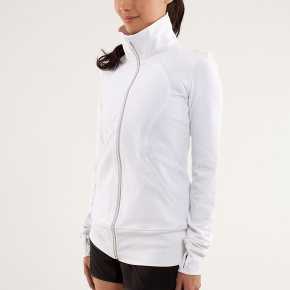 lululemon athletica Jackets & Blazers - Lululemon Nimbus White Contempo Track Jacket